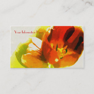 Cartões de visitas de Tulipas Primavera impression
