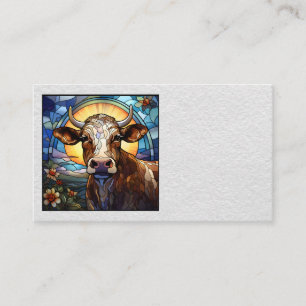 Cartões de visitas de vaca