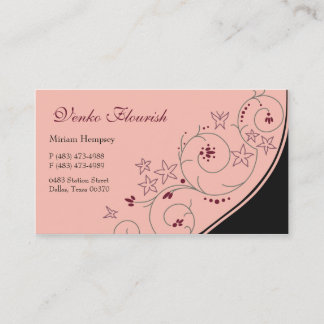 Cartões de visitas de Venko Flourish