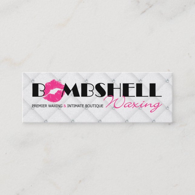 Cartões de visitas de Waxologist (Frente)