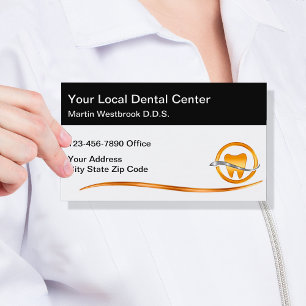 Cartões de visitas Dentistas de Escritório Dent