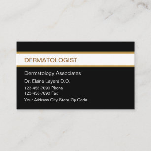 Cartões de visitas dermatologistas