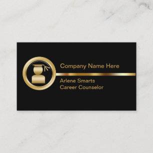 Cartões de visitas do aconselhamento de carreira