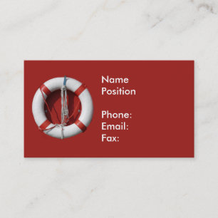 Cartões de visitas do Anel de Vida