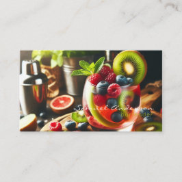 Cartões de visitas do barman