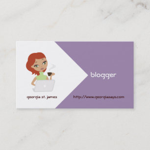 Cartões de visitas do Blogger