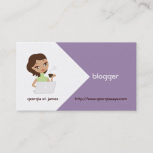 Cartões de visitas do Blogger