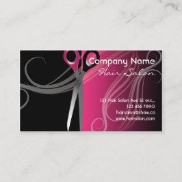 cartões de visitas do cabeleireiro