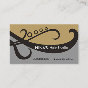 Cartões de visitas do cabeleireiro/Hairstylist