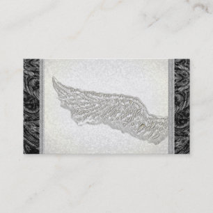 Cartões de visitas do Cantor de Lace Glitter Wing