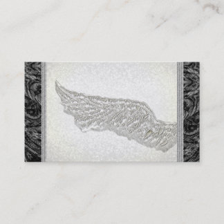 Cartões de visitas do Cantor de Lace Glitter Wings