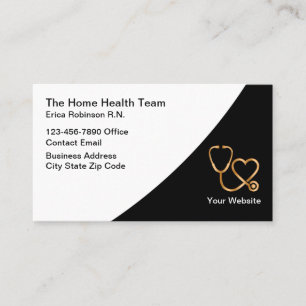 Cartões de visitas do Classy Home Health Care