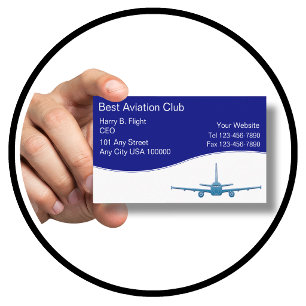 Cartões de visitas do Clube de Aviação