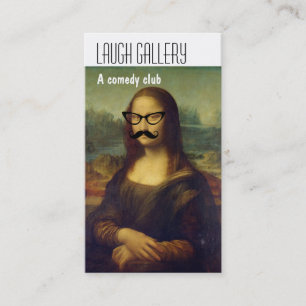 Cartões de visitas do clube de comédia