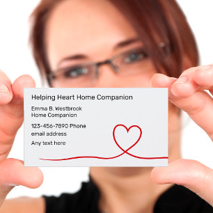 Cartões de visitas do Companion Home Graphic Hear