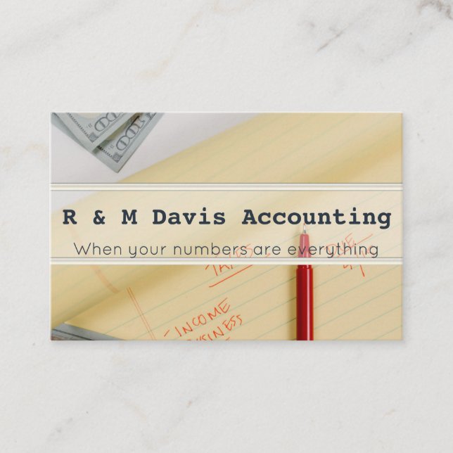 Cartões de visitas do Contador (Frente)