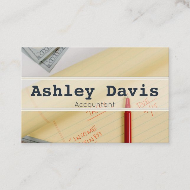 Cartões de visitas do Contador (Frente)