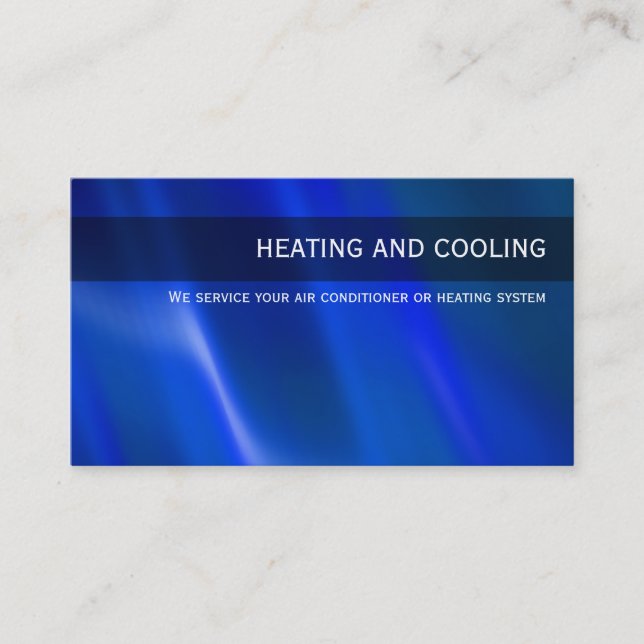 Cartões de visitas do controle do clima (Frente)