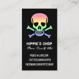 Cartões de visitas do costume do crânio do