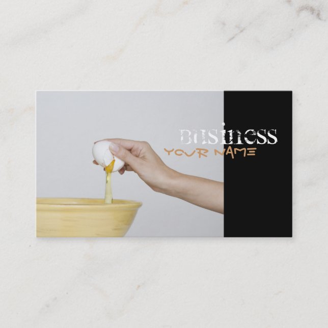 Cartões de visitas do cozinhar (Frente)