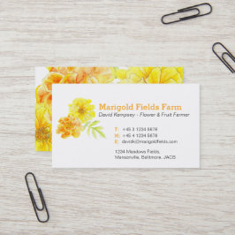 Cartões de visitas do cultivador do