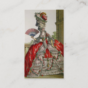 Cartões de visitas do ~ da rainha Marie Antoinett