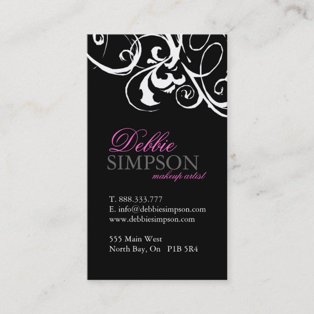 Cartões de visitas do desenhista (Frente)