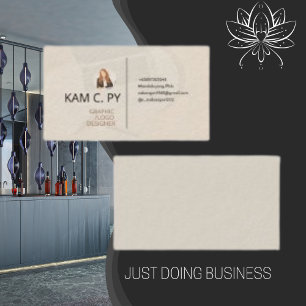 Cartões de visitas do Designer de Logotipo Gráfico