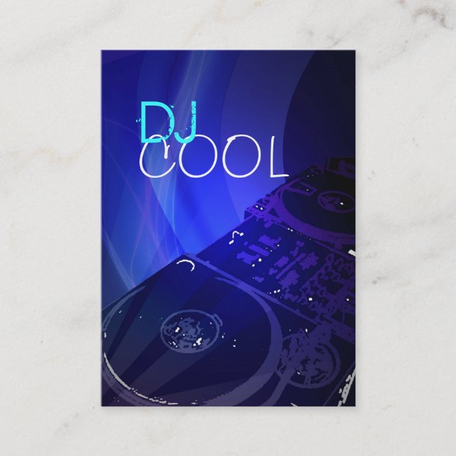 Cartões de visitas do DJ (Frente)