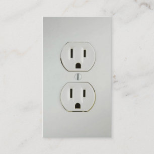 Cartões de visitas do eletricista