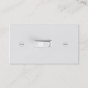 Cartões de visitas do eletricista (interruptor da