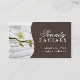 Cartões de visitas do Esthetician