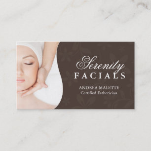 Cartões de visitas do Esthetician