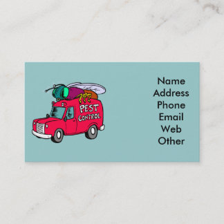 Cartões de visitas do Exterminator
