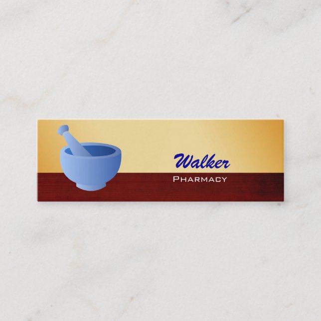 Cartões de visitas do farmacêutico (Frente)