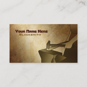 Cartões de visitas do ferreiro