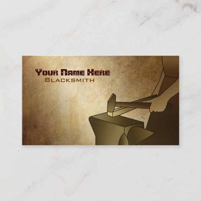 Cartões de visitas do ferreiro (Frente)