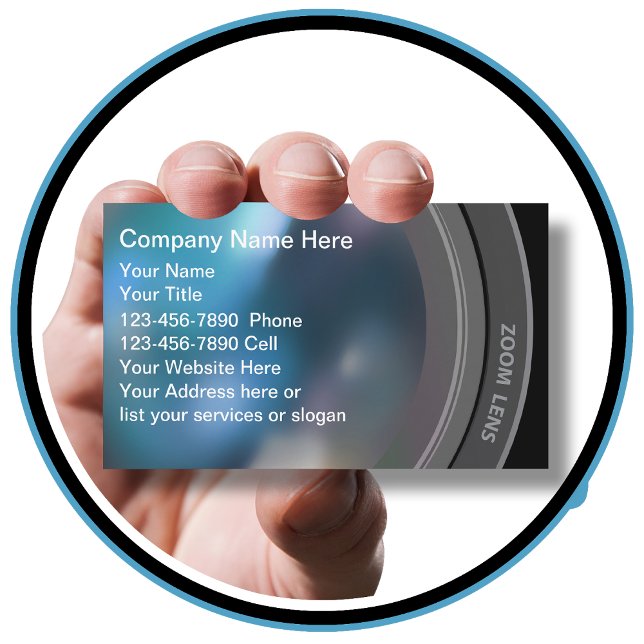 Cartões de visitas do fotógrafo (Criador carregado)