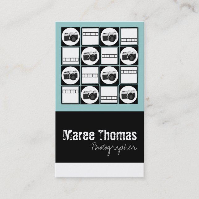Cartões de visitas do fotógrafo (Frente)