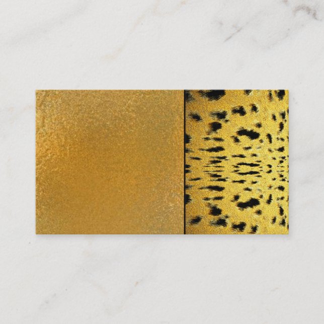 Cartões de visitas do gato dos pontos de Jaguar do (Frente)