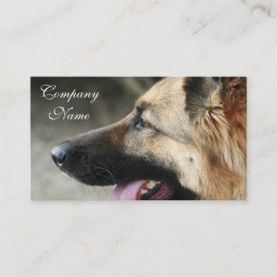 Cartões de visitas do german shepherd
