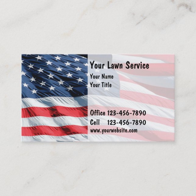 Cartões de visitas do gramado (Frente)