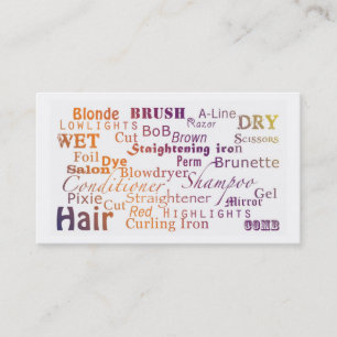 Cartões de visitas do HairStylist/salão de belez