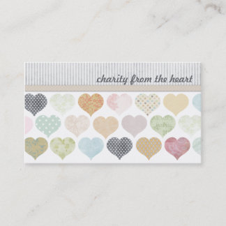 Cartões de visitas do Heart Scraps