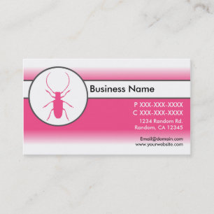 Cartões de visitas do inseto do escaravelho branco