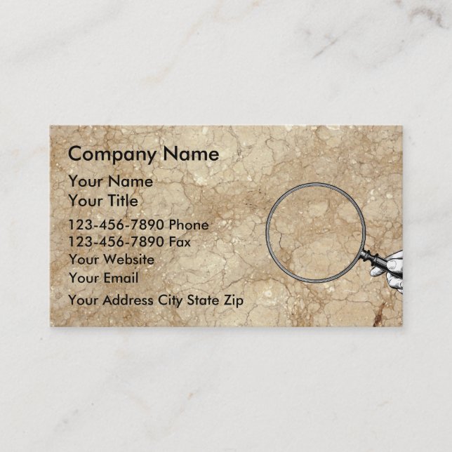 Cartões de visitas do Inspetor de Construção (Frente)