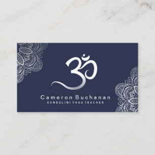 Cartões de visitas do instrutor da ioga