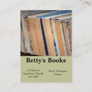 Cartões de visitas do livro