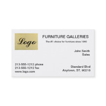 Cartões de visitas do logotipo clássico bege