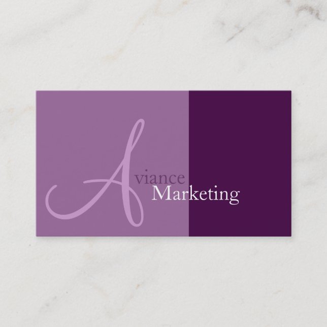 Cartões de visitas do marketing (Frente)